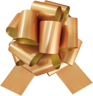 Бант Шар, Бронза, Матовый металл, 21 см, 1 шт. в упак. 